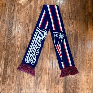 New England Patriots Knit Team Scarf - Navy, Red, White